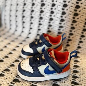 Nike Kids' Navy and Orange Sneakers